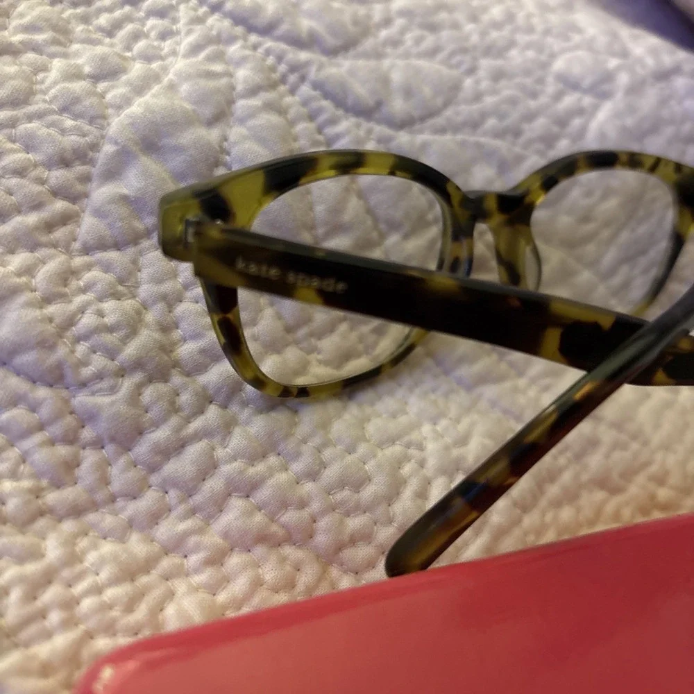 Kate Spade Rebecca TT20 Reading Glasses +2.00 Square Tortoise Eyeglasses 49()